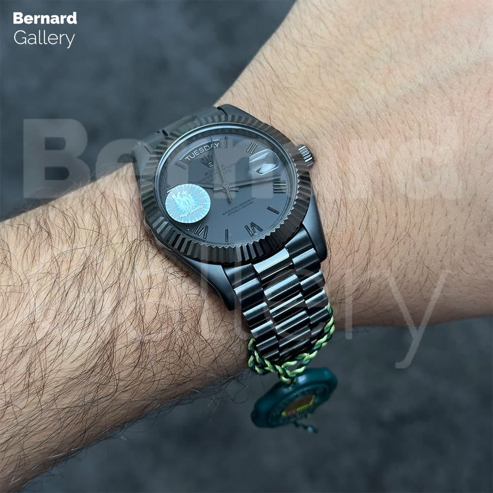 ساعت مچی مردانه رولکس Rolex Day-Date 40 Black Knight — تصویر ۱۱