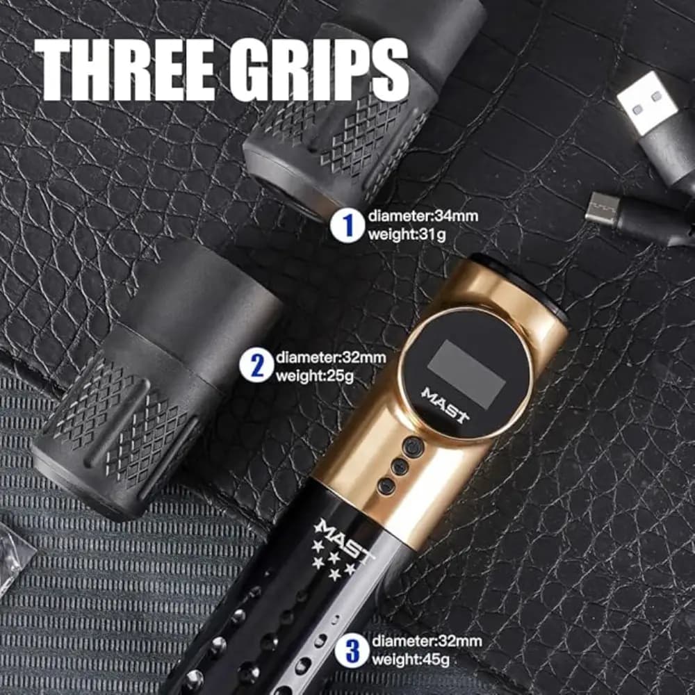 دستگاه تتو وایرلس مست آرچر 5 ستاره Mast Archer 5 Star Wireless — تصویر ۱۲