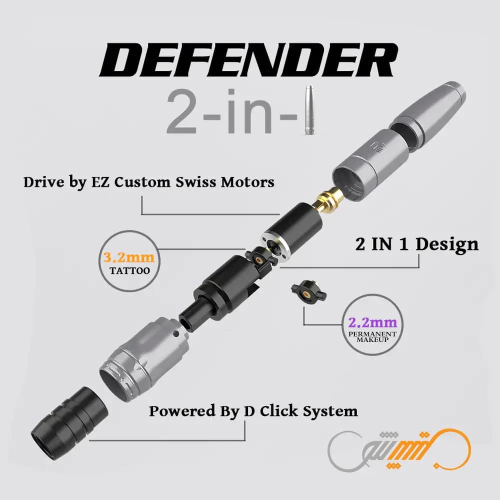 دستگاه تتو پن دفندر ای زد EZ Defender — تصویر ۶
