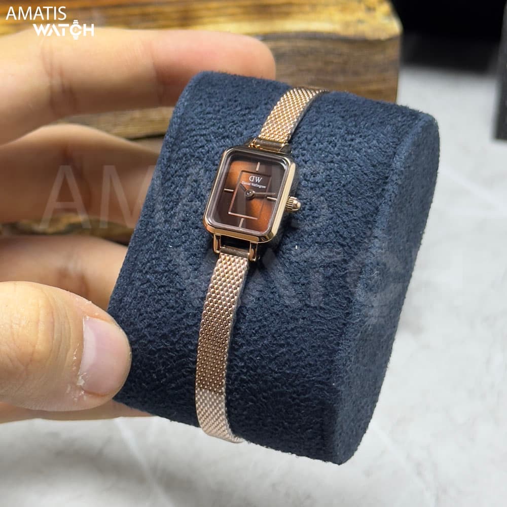 ساعت مچی زنانه دنیل ولینگتون Daniel Wellington Quadro Mini Sterling DW00100649 — تصویر ۱۱