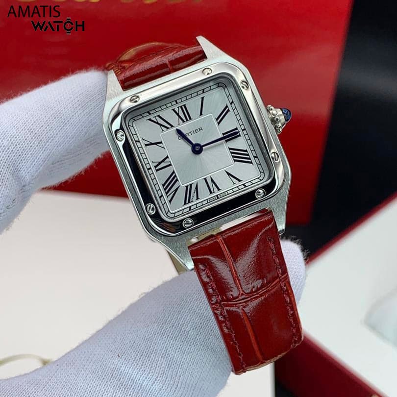 ساعت مچی زنانه کارتیر Cartier Santos Dumont W20137XB — تصویر ۵