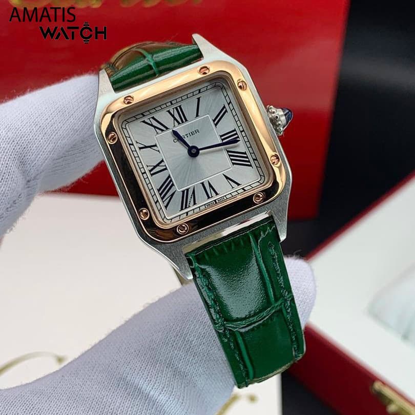 ساعت مچی زنانه کارتیر Cartier Santos Dumont W20131XB — تصویر ۵