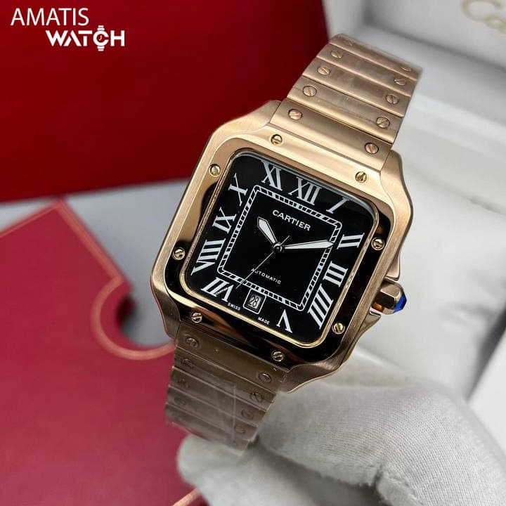 ساعت مچی مردانه کارتیر Cartier Santos — تصویر ۱۰