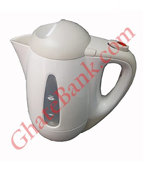 کتری چای ساز تفال فابریکی بژ رنگ