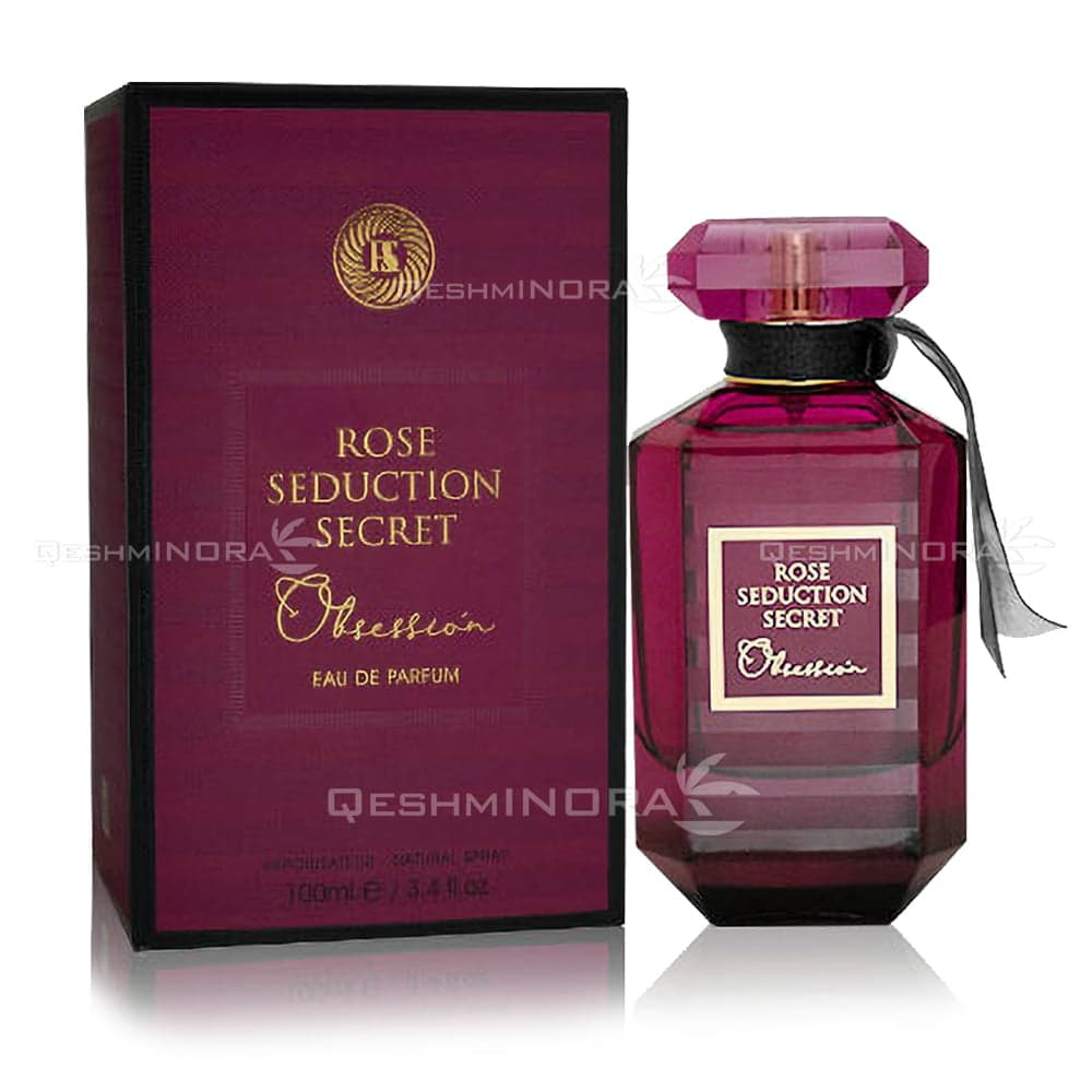 ادکلن رز سداکشن سکرت ابسشن فرگرانس ورد Rose Seduction Secret Obsession Fragrance World (ویکتوریا سکرت بامب شل پشن Victoria Secret Bombshell Passion)