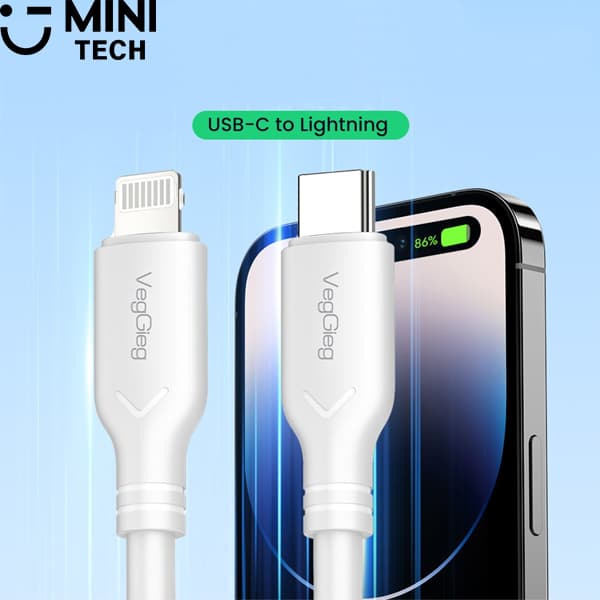 کابل تایپ سی به لایتنینگ وگیگ V-M001L — تصویر ۱۱