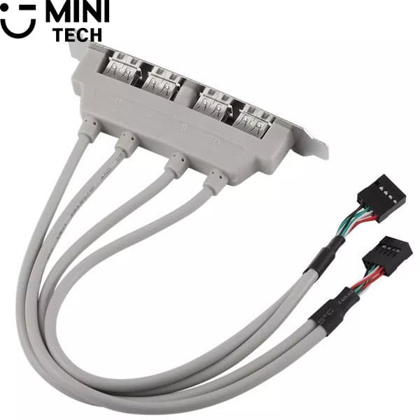 براکت چهار پورت USB مینی تک — تصویر ۱۱
