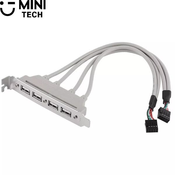 براکت چهار پورت USB مینی تک