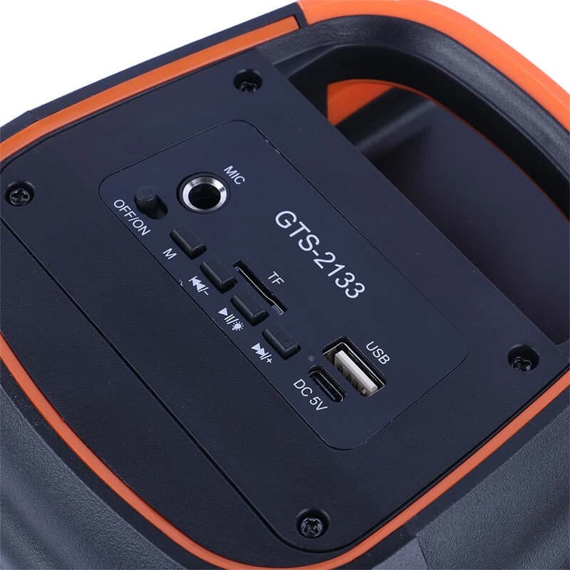 اسپیکر بلوتوثی گریت نایس GTS-2133 + میکروفون — تصویر ۴