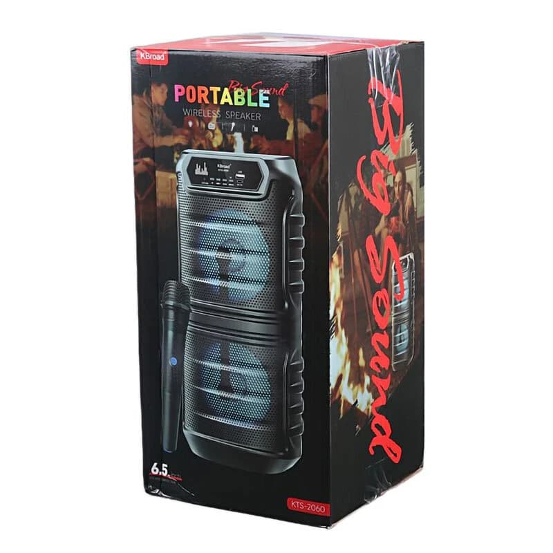 اسپیکر بلوتوثی کی برود KTS-2060 + میکروفون — تصویر ۱۱