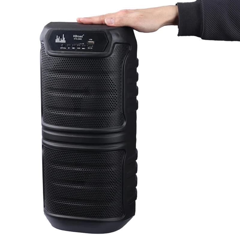 اسپیکر بلوتوثی کی برود KTS-2060 + میکروفون — تصویر ۹
