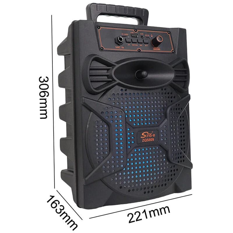 اسپیکر بلوتوثی سینگ ای ZQS809 + میکروفون — تصویر ۵