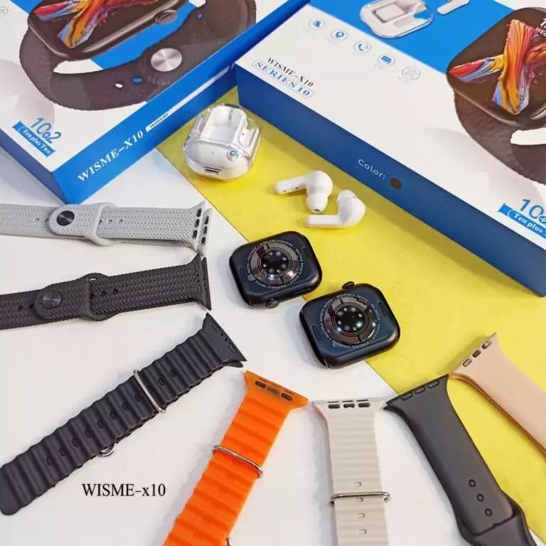 ساعت هوشمند wisme مدل ws-x10 series 10-مشکی — تصویر ۳
