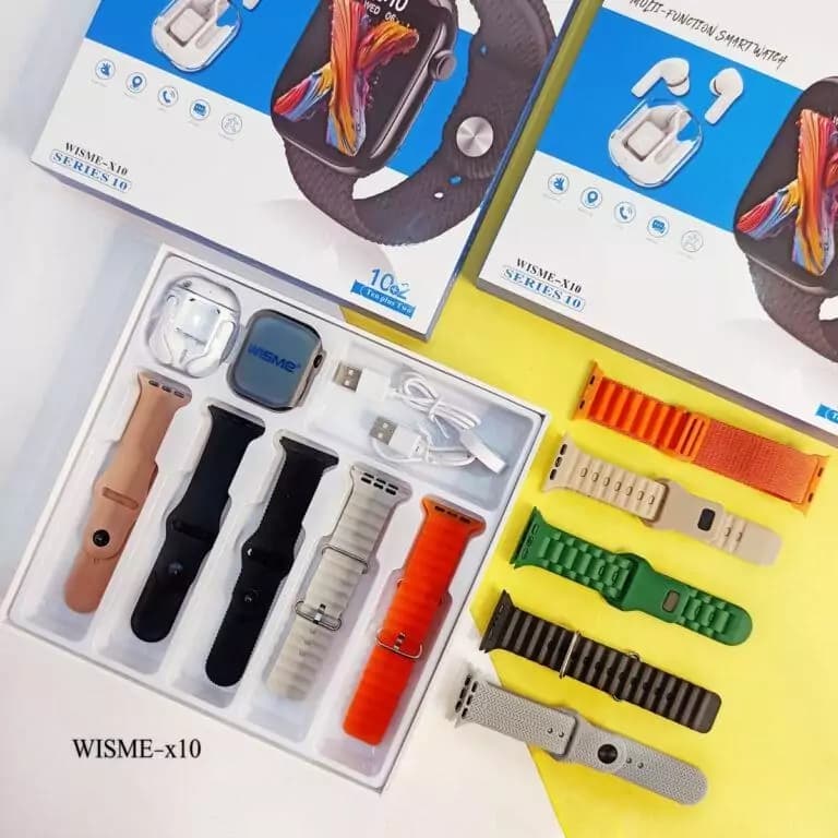 ساعت هوشمند wisme مدل ws-x10 series 10-مشکی — تصویر ۲
