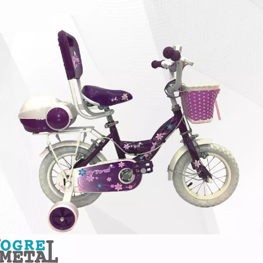 دوچرخه ویوا سایز 12 دخترانه مدل باربی BARBIE کد 3045