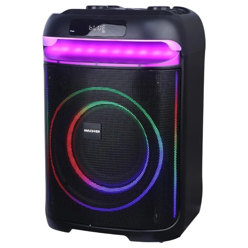 اسپیکر بلوتوثی مچر MR-880 + میکروفون و ریموت کنترل — تصویر ۱۲