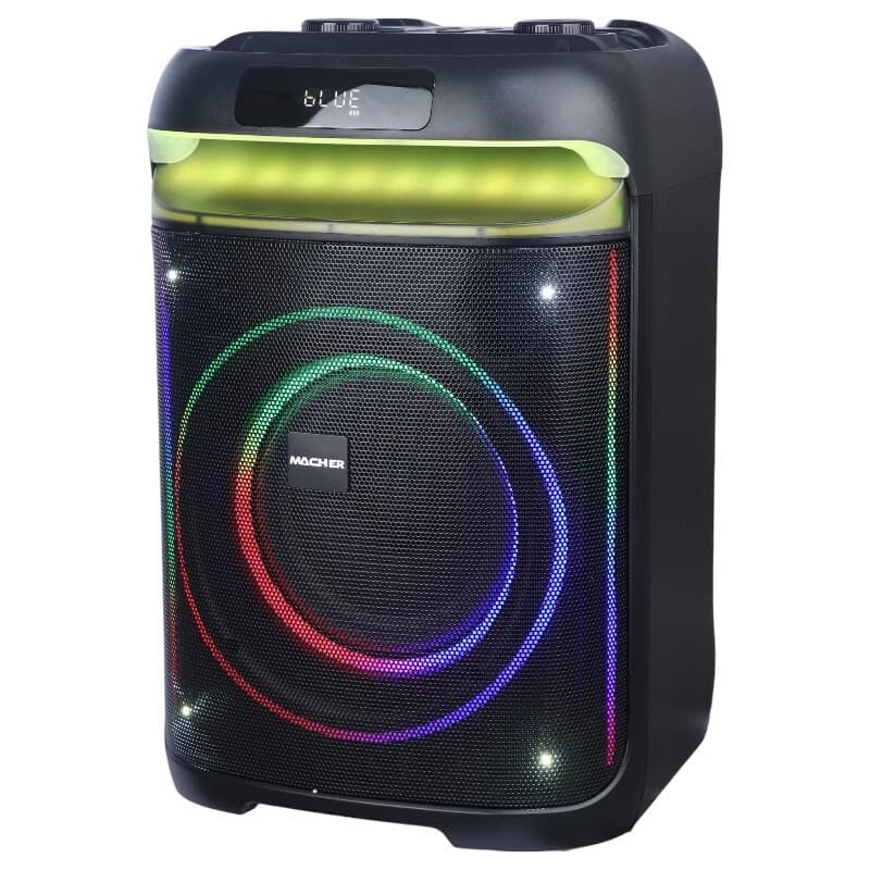 اسپیکر بلوتوثی مچر MR-880 + میکروفون و ریموت کنترل — تصویر ۷