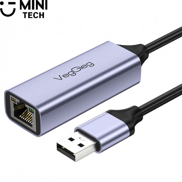تبدیل USB2.0 به LAN وگیگ مدل V-K307 — تصویر ۳