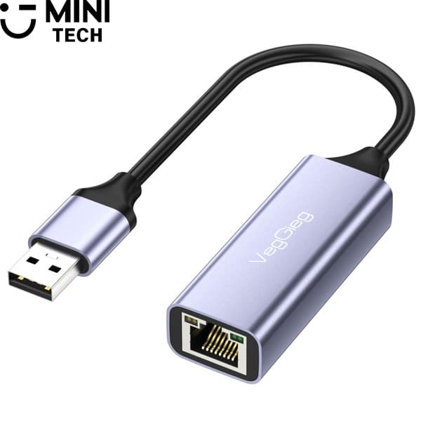 تبدیل USB2.0 به LAN وگیگ مدل V-K307 — تصویر ۲