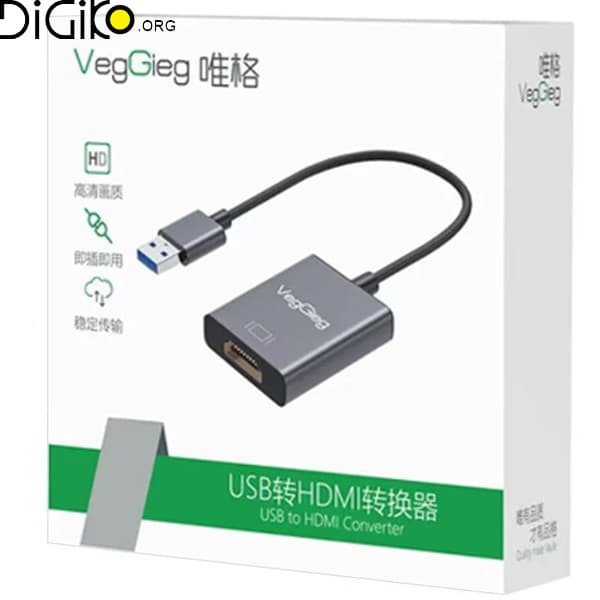 تبدیل USB2.0 به HDMI وگیگ مدل V-Z917 — تصویر ۸