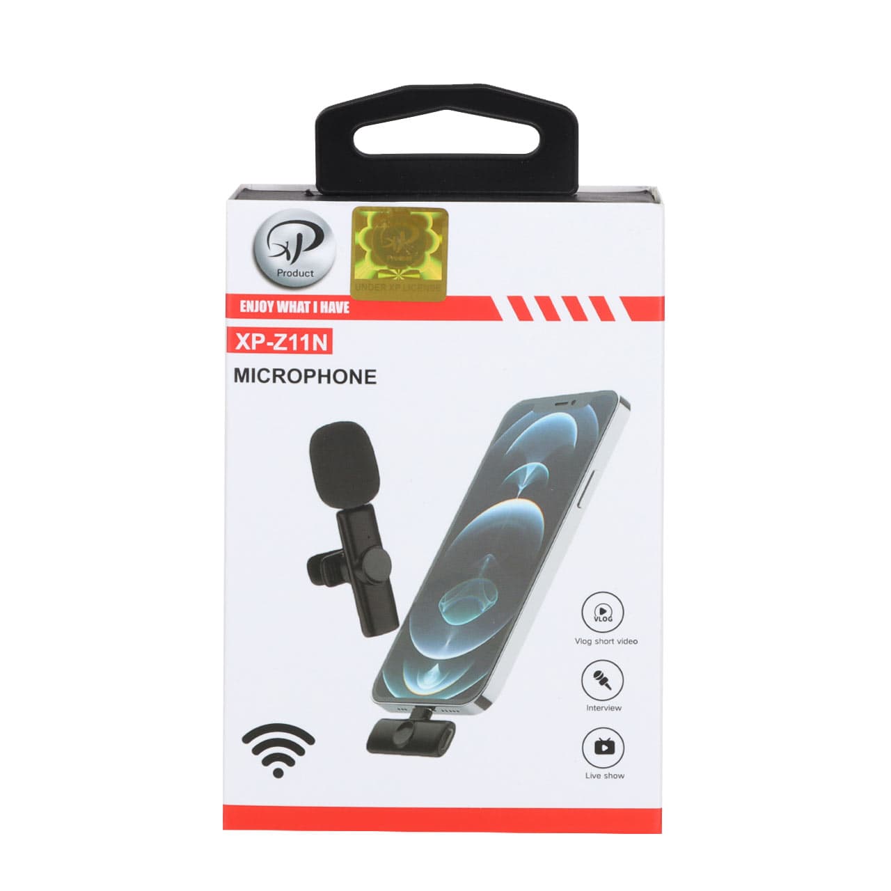 میکروفون بی سیم XP Product Type-C – مدل XP-Z11N – مشکی