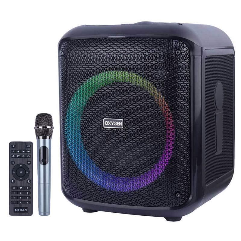 اسپیکر بلوتوثی اکسیژن AX-100 + میکروفون و ریموت کنترل