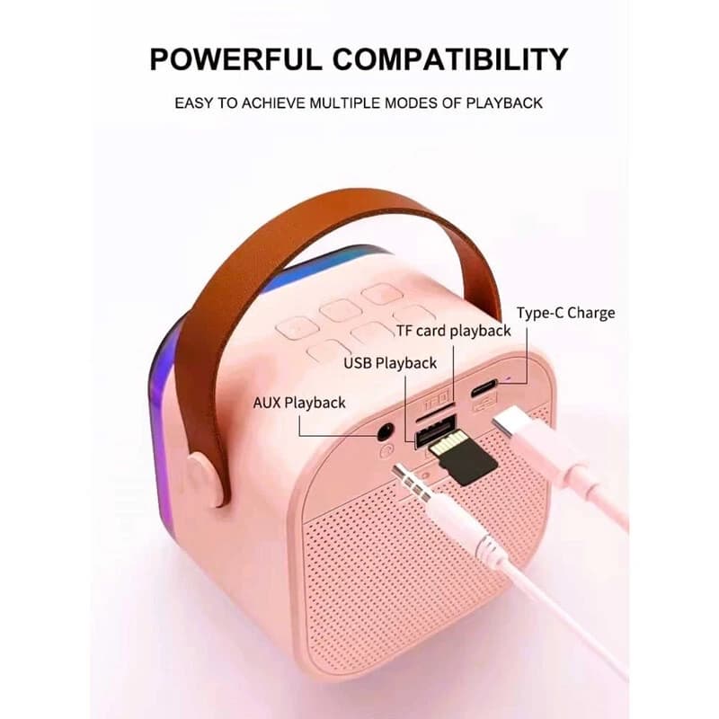 اسپیکر بلوتوثی آپولو A19 RGB + میکروفون — تصویر ۷