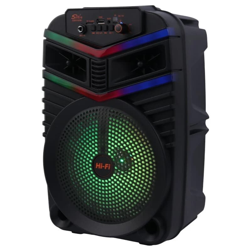 اسپیکر بلوتوثی سینگ ای ZQS8182W + میکروفون و ریموت کنترل — تصویر ۱۲