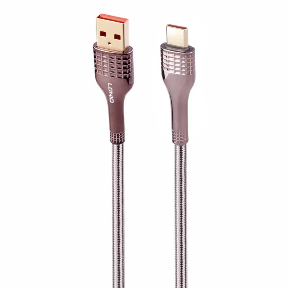 کابل تبدیل USB به USB-C الدینیو مدل LS652 طول 2 متر — تصویر ۱۰