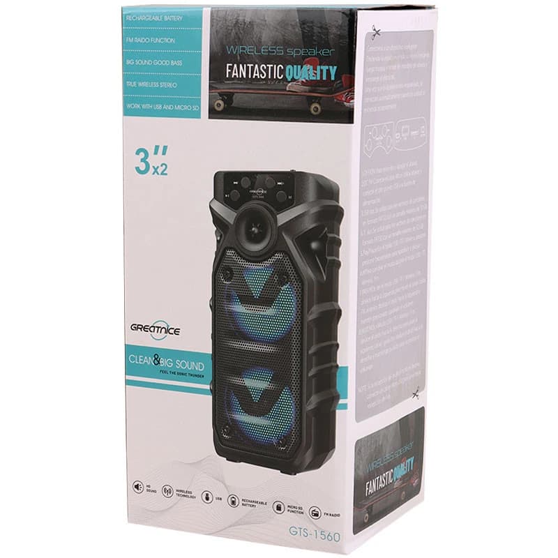 اسپیکر بلوتوثی رم و فلش خور Greatnice GTS-1560 — تصویر ۳