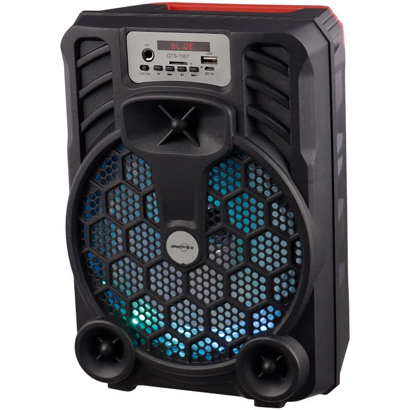 اسپیکر بلوتوثی رم و فلش خور Greatnice GTS-1987 + میکروفون — تصویر ۹