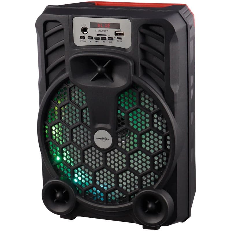 اسپیکر بلوتوثی رم و فلش خور Greatnice GTS-1987 + میکروفون — تصویر ۸