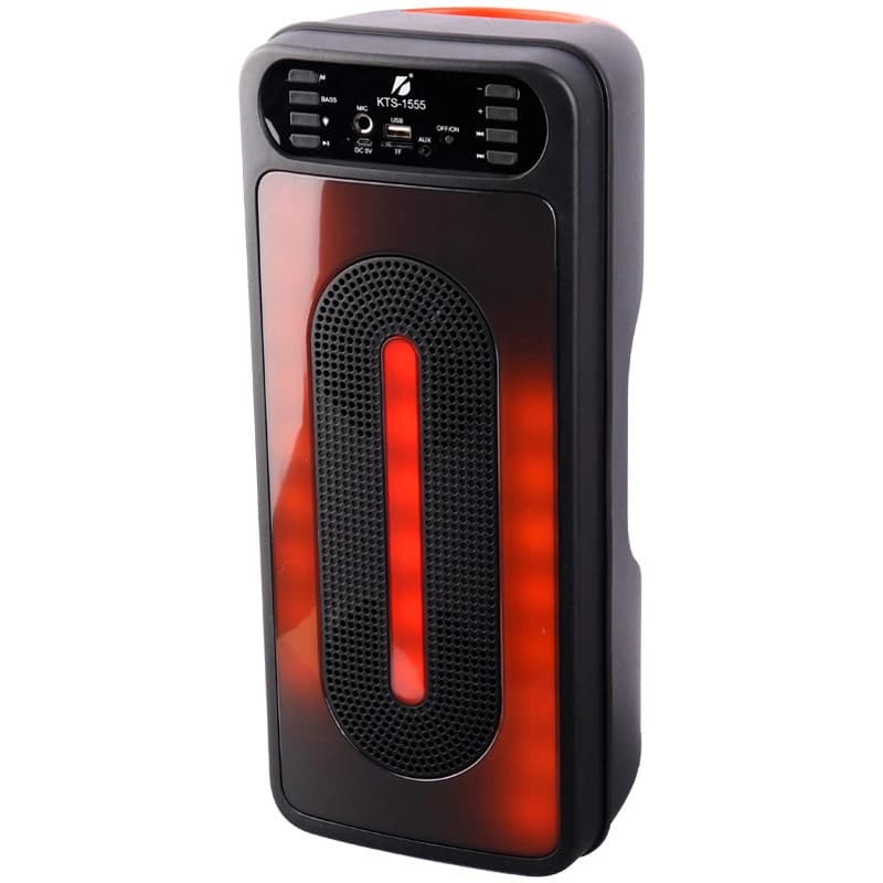 اسپیکر بلوتوثی رم و فلش خور KTS-1555 + میکروفون — تصویر ۴