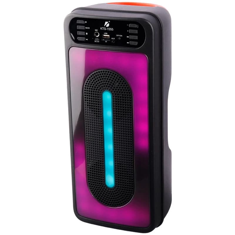 اسپیکر بلوتوثی رم و فلش خور KTS-1555 + میکروفون — تصویر ۶