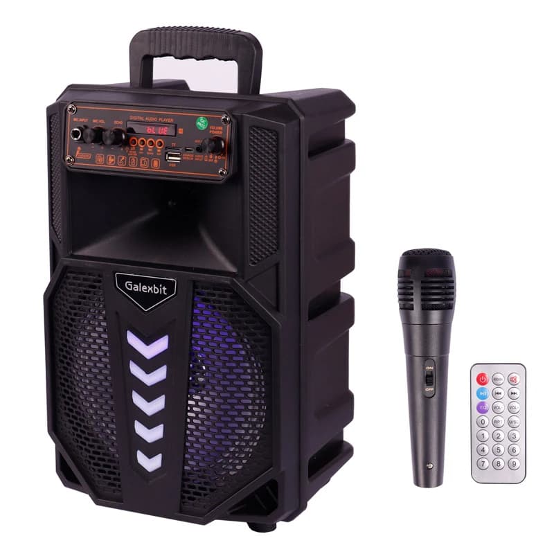اسپیکر بلوتوثی گلکس بیت GS19 + میکروفون و ریموت کنترل