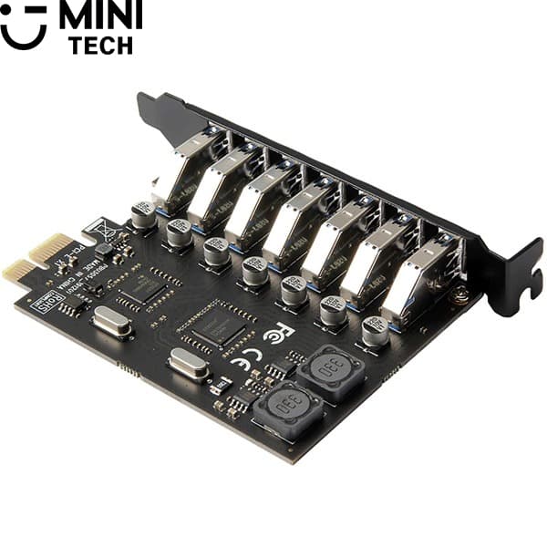 کارت PCI-E به 7 پورت USB3.0 مینی تک — تصویر ۳