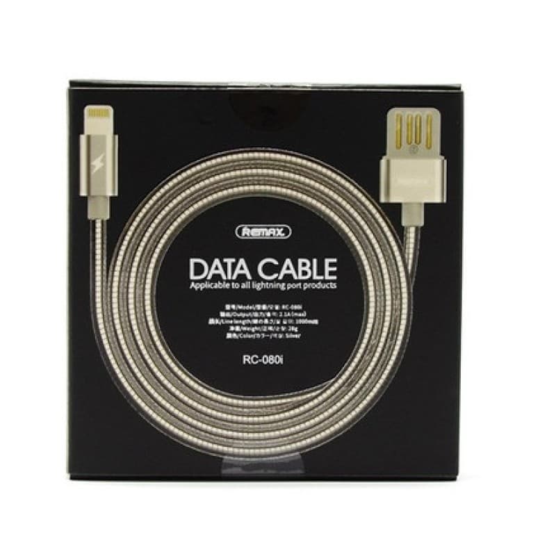کابل تبدیل USB به لایتنینگ ریمکس مدل RC-080i