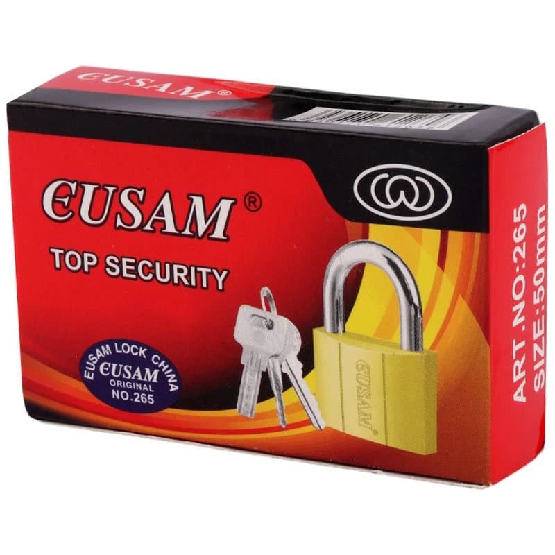 قفل آویز ایوسام Eusam NO.265 50mm — تصویر ۱۱