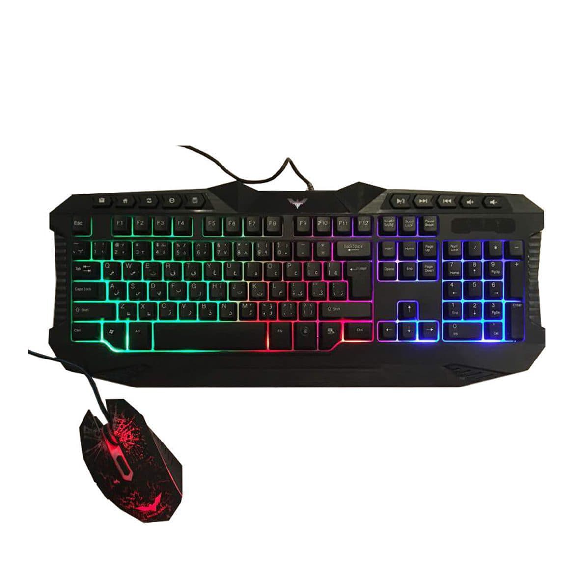 کیبورد و ماوس هویت مدل HV-KB580CM کد 2588