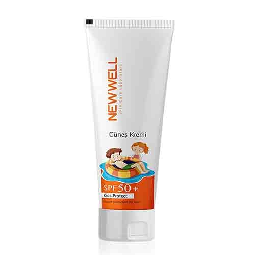 کرم ضدآفتاب کودک نیوول ضدحساسیت و آلرژی 50میل newwell spf50