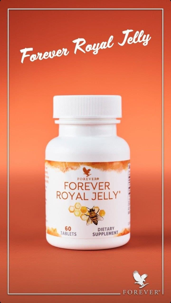 رویال ژلی forever Royal jelly بسته 60 عدد