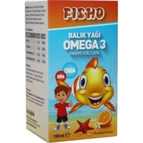 fisho balik yagi شربت روغن ماهی کودکان فیشو حاوی امگا 3 100 میل