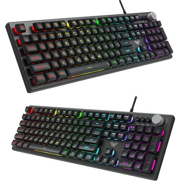 کیبورد با سیم گیمینگ آئولا مدل F2028 ا AULA GAMING KEYBOARD F2028 کد 5887 — تصویر ۳
