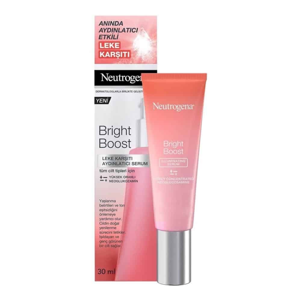 سرم روشن کننده و ضد لک نوتروژینا Neutrogena مدل Bright Boost حجم 30 میل