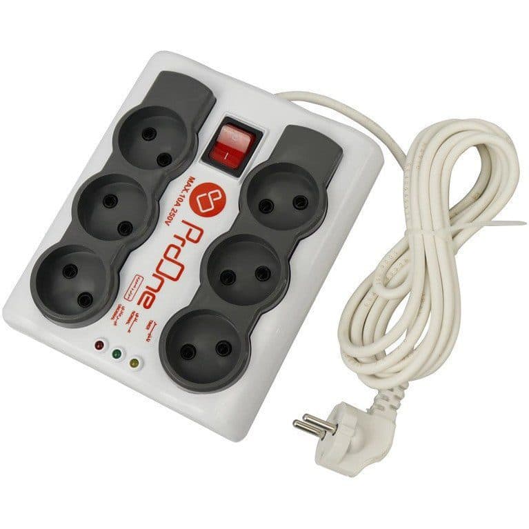 محافظ برق پرووان مدل PPS610 طول 1.5 متر ا ProOne PPS610 Surge Protector 1.5M کد 5800