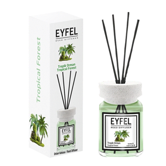 خوشبو کننده هوا ایفل اصل eyfel Reed Diffuser با رایحه جنگل های استوایی 120 میل — تصویر ۳