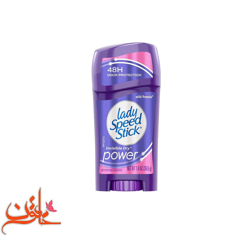 مام صابونی لیدی اسپید مدل Wild Freesia سری Invisible Dry Power حجم 45 میل