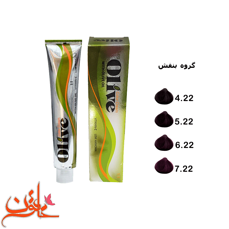 رنگ مو الیو گروه بنفش ( violet )
