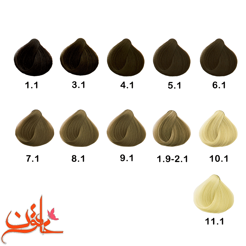 رنگ مو الیو گروه دودی ( ash ) — تصویر ۳