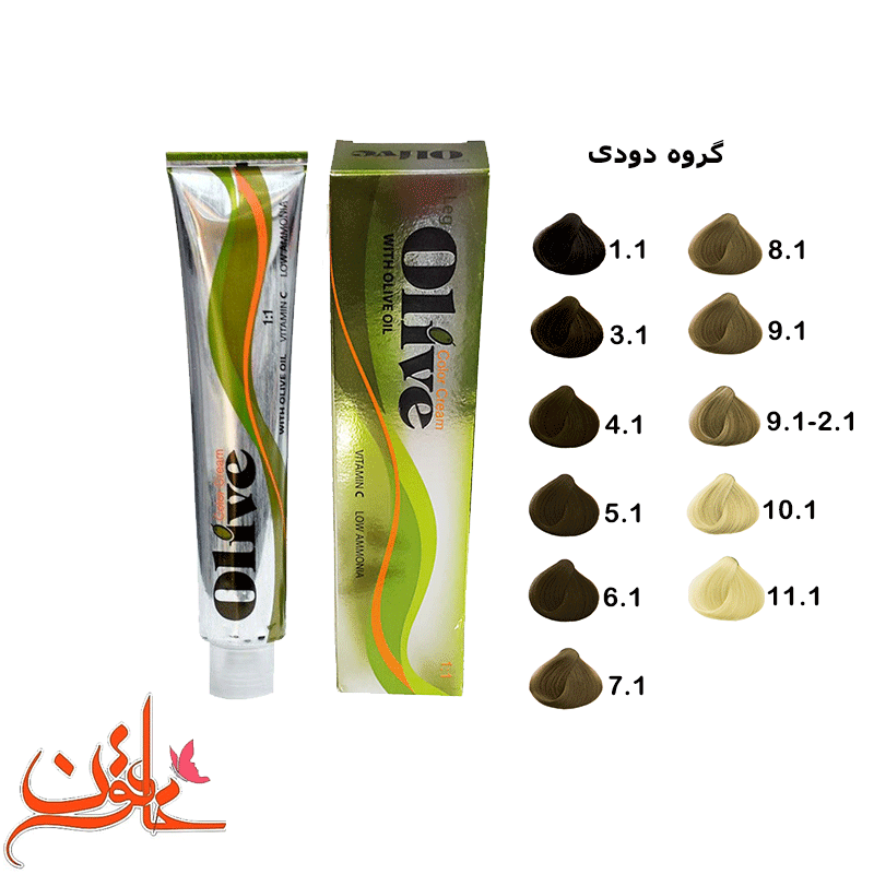 رنگ مو الیو گروه دودی ( ash )